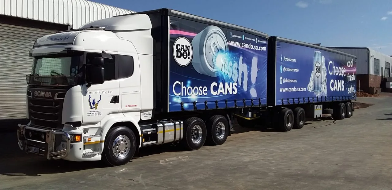CAN DO branded freight on Marshauls fleet