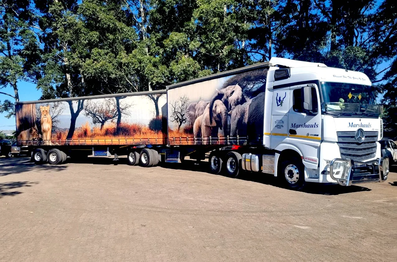 Marshauls elephant livery truck